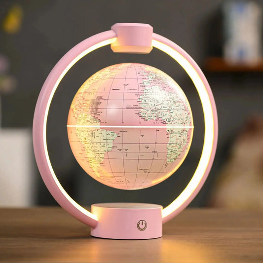 Magnetic Levitation Earth Globe 6 Inch Middle School Birthday Gift for Boys And Girls Black Technology Educational Toy LAVIVA
