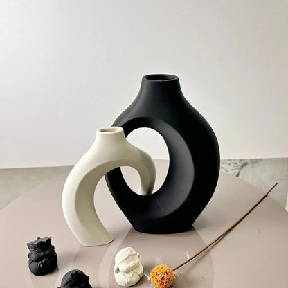 2 Piece Hug Large Size Dried Vase Max 8.66 Inch, Suitable for Home Decoration Ornaments, Office Decoration Flower Arrangement Dr LAVIVA