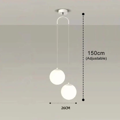 Modern Glass LED Pendant Lights Nordic Living Room Bedroom Fixtures Indoor Lighting Restaurant Bar Home Decor Hanging Lamp 220V LAVIVA