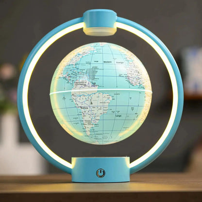 Magnetic Levitation Earth Globe 6 Inch Middle School Birthday Gift for Boys And Girls Black Technology Educational Toy LAVIVA