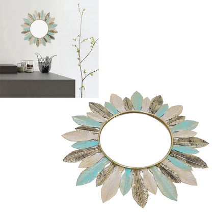 Metal Wall Decor Modern Minimalist Hanging Feather Wall Art Sculpture for Bedroom Living Room Study Office LAVIVA