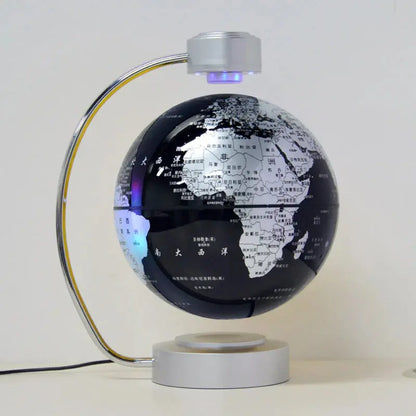 8 Inch Maglev Globe Self Rotating World Maps English Levitating Globus Levitation Magnetic Floating Map Geography Education Deco LAVIVA